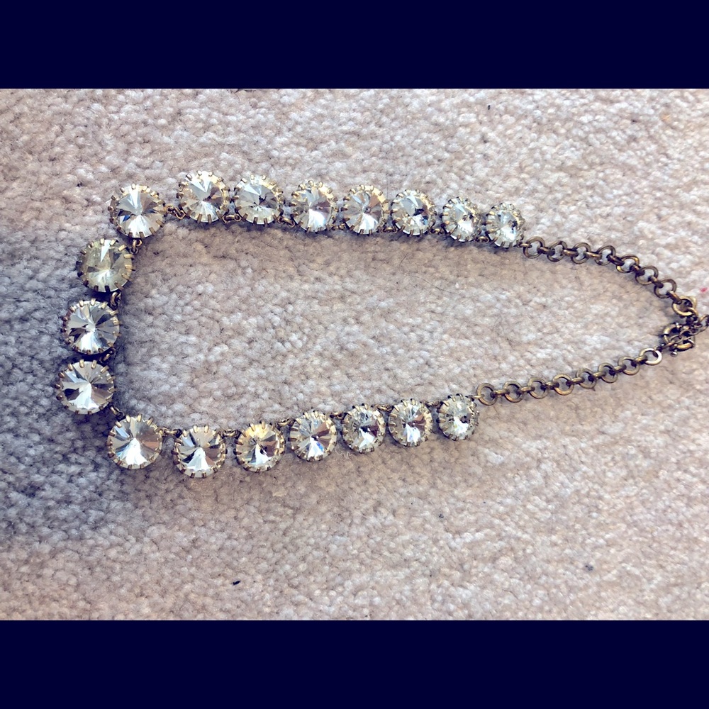 J. Crew crystal necklace